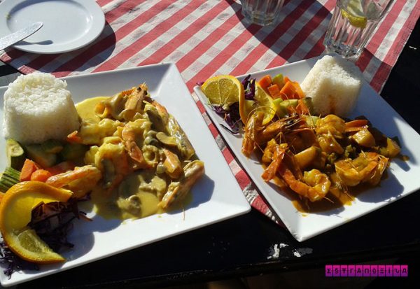 Em Sharm El Sheikh comemos muitos pratos deliciosos com camarão!
