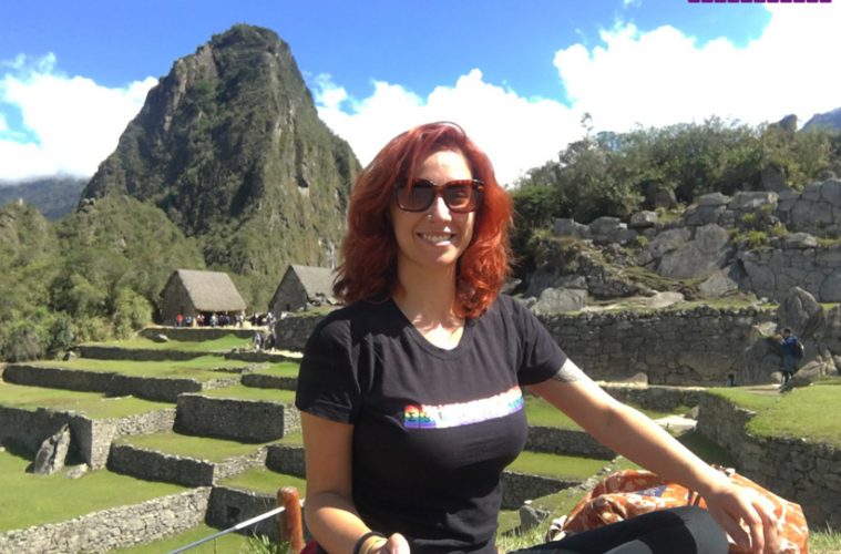 Gabi Torrezani em Machu Picchu. Fiz essa viagem sozinha e foi maravilhosa.