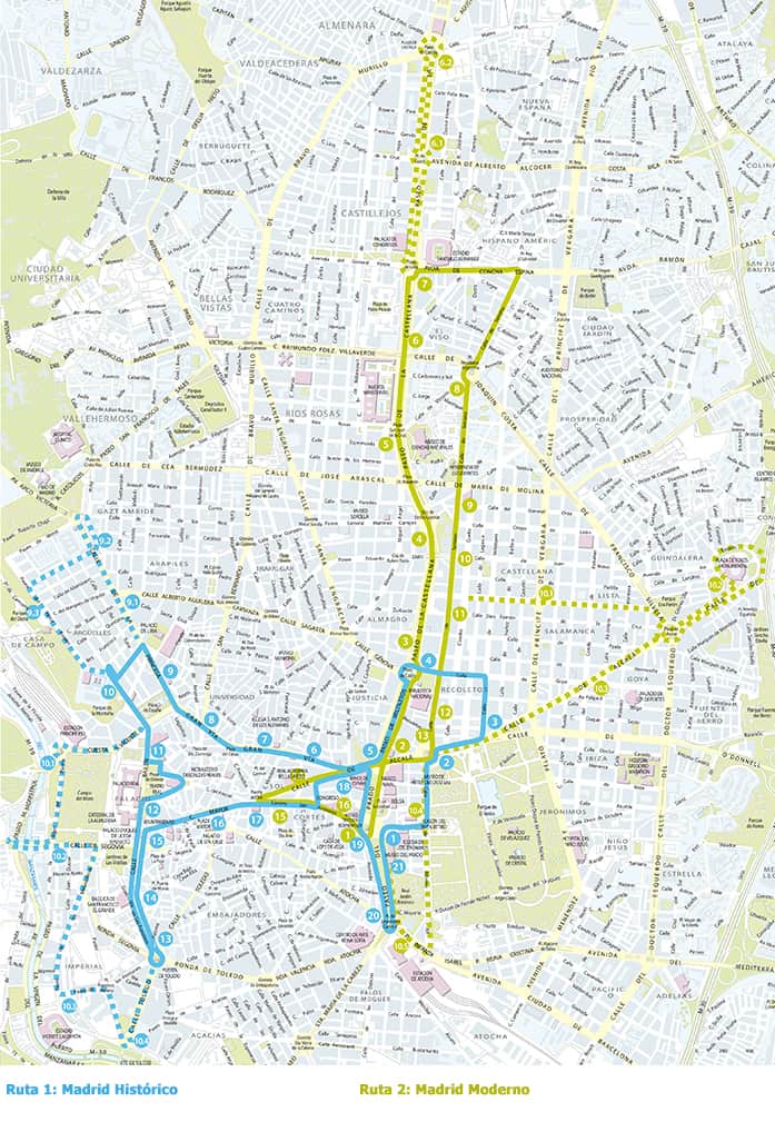 mapa madrid bus