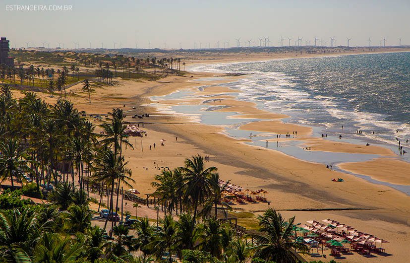 Praia de Lagoinha vista do mirante